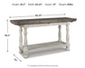 Havalance Sofa/Console Table - CasaBella Furniture (San Antonio, TX)
