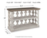 Havalance Sofa/Console Table - CasaBella Furniture (San Antonio, TX)