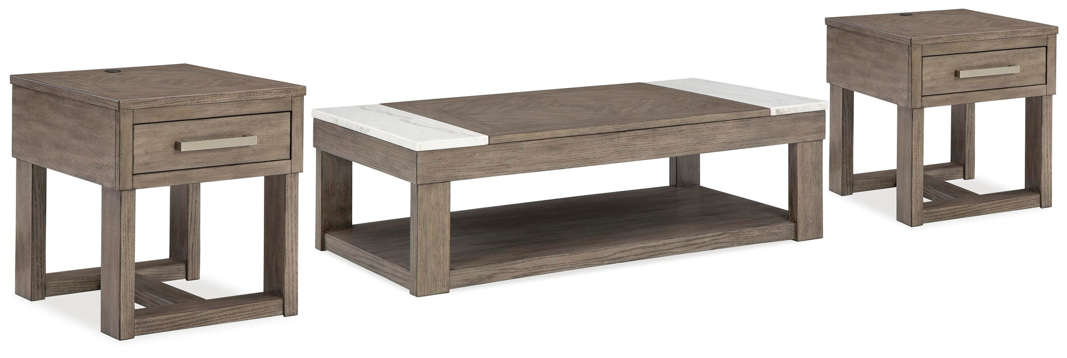 Loyaska Occasional Table Set - CasaBella Furniture (San Antonio, TX)