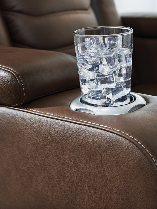 High Impact Power Reclining Loveseat with Console