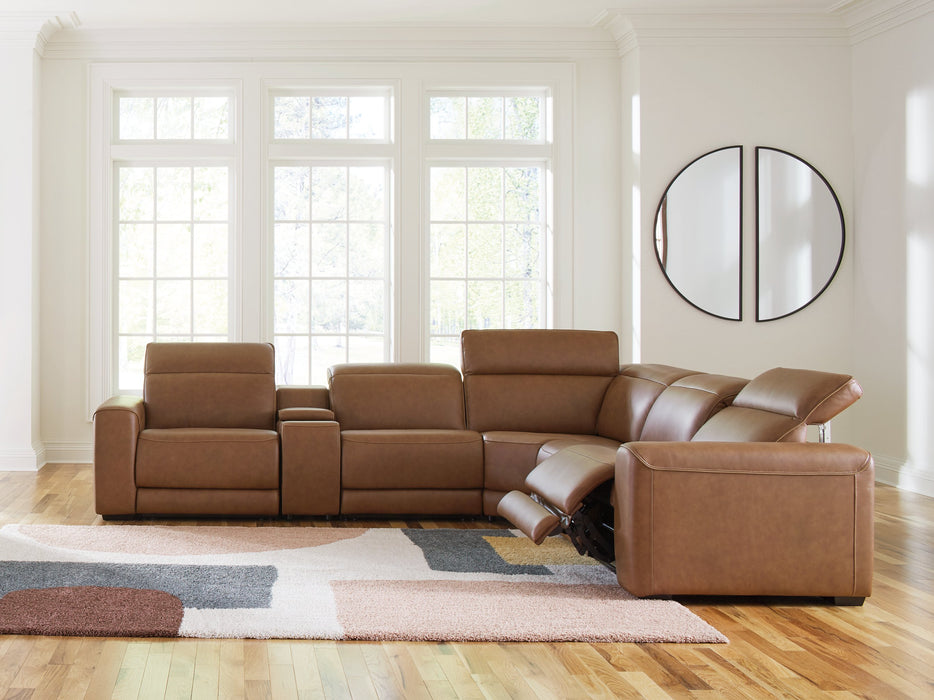 Magic Man 5-Piece Power Reclining Sectional - CasaBella Furniture (San Antonio, TX)