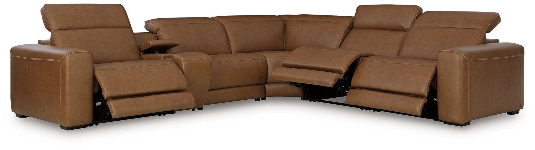 Magic Man 5-Piece Power Reclining Sectional - CasaBella Furniture (San Antonio, TX)