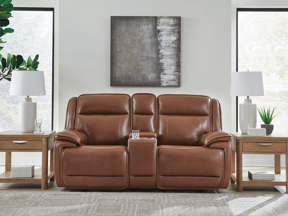 Healy Pier Power Reclining Loveseat with Console - CasaBella Furniture (San Antonio, TX)