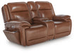 Healy Pier Power Reclining Loveseat with Console - CasaBella Furniture (San Antonio, TX)