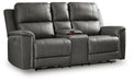 Bleckley Power Reclining Loveseat with Console - CasaBella Furniture (San Antonio, TX)
