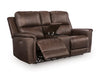 Bleckley Power Reclining Loveseat with Console - CasaBella Furniture (San Antonio, TX)