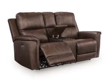 Bleckley Power Reclining Loveseat with Console - CasaBella Furniture (San Antonio, TX)
