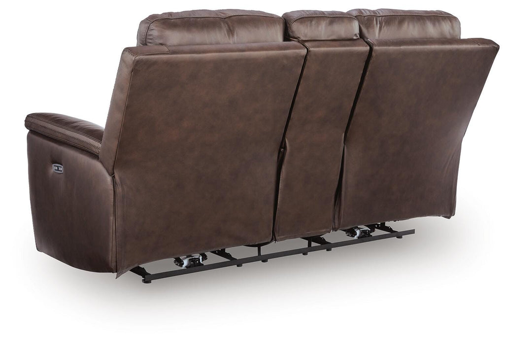 Bleckley Power Reclining Loveseat with Console - CasaBella Furniture (San Antonio, TX)
