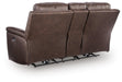 Bleckley Power Reclining Loveseat with Console - CasaBella Furniture (San Antonio, TX)