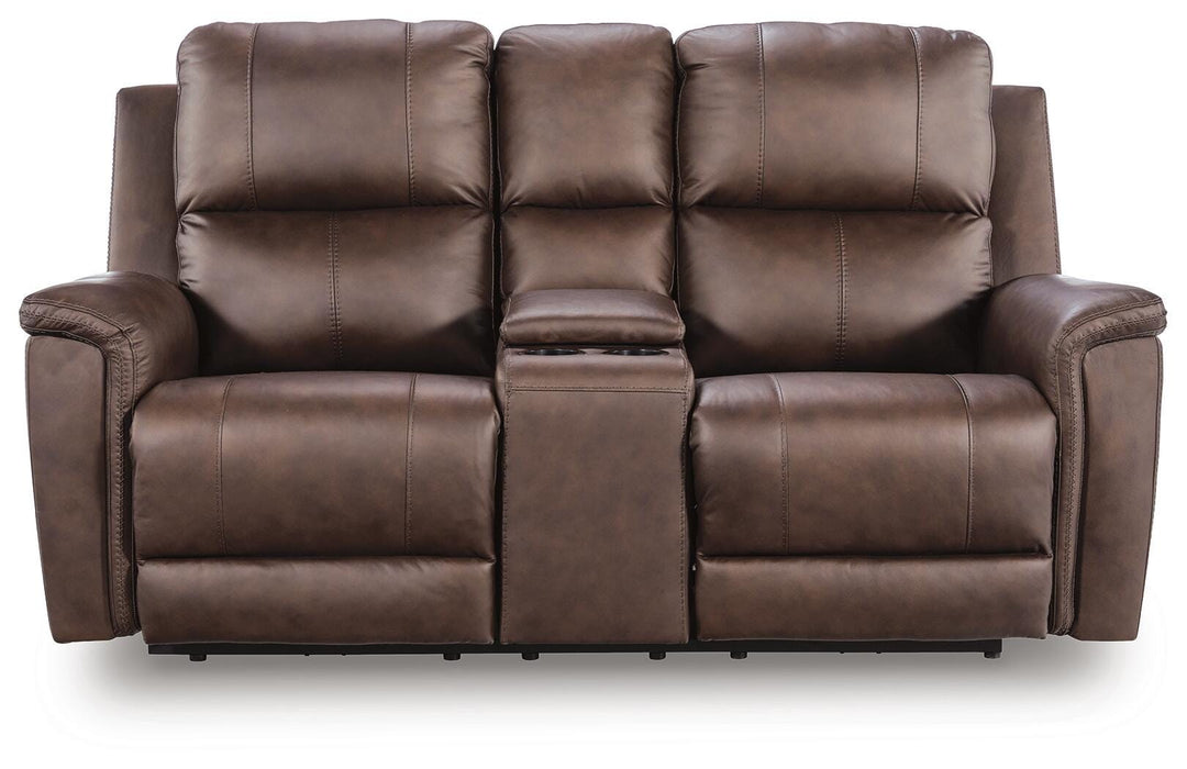 Bleckley Power Reclining Loveseat with Console - CasaBella Furniture (San Antonio, TX)