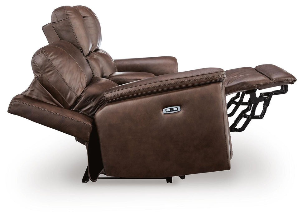 Bleckley Power Reclining Loveseat with Console - CasaBella Furniture (San Antonio, TX)