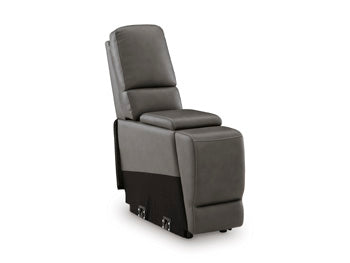 5Z - Pittson Power Reclining Sectional Loveseat with Console - CasaBella Furniture (San Antonio, TX)