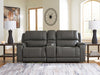 5Z - Pittson Power Reclining Sectional Loveseat with Console - CasaBella Furniture (San Antonio, TX)