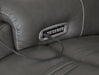 5Z - Pittson Power Reclining Sectional Loveseat with Console - CasaBella Furniture (San Antonio, TX)