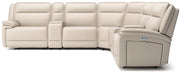 Double Deal Reclining Sectional with 2 Consoles - CasaBella Furniture (San Antonio, TX)