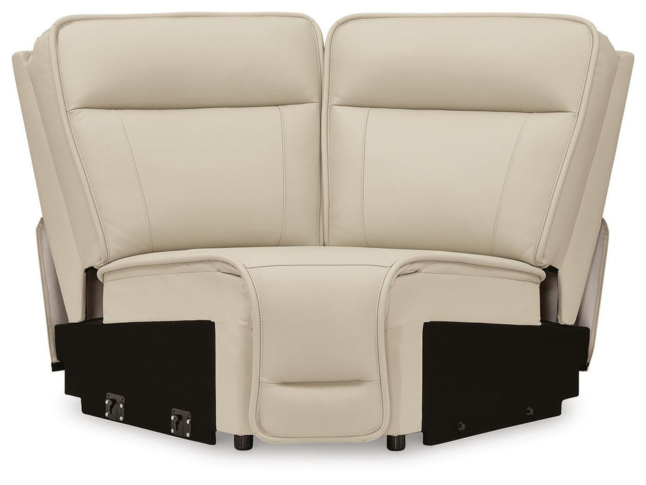 Double Deal Reclining Sectional with Console - CasaBella Furniture (San Antonio, TX)