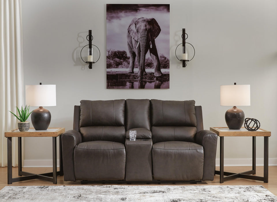 Boxmere Power Reclining Loveseat with Console - CasaBella Furniture (San Antonio, TX)