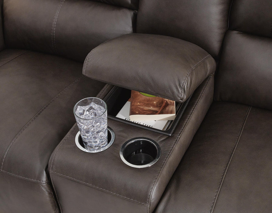 Boxmere Power Reclining Loveseat with Console - CasaBella Furniture (San Antonio, TX)
