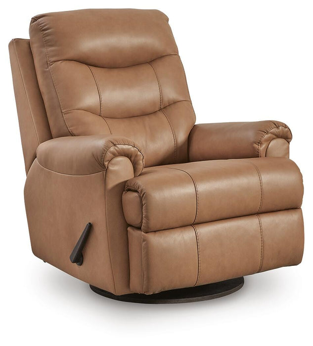 Flynwood Swivel Glider Recliner - CasaBella Furniture (San Antonio, TX)