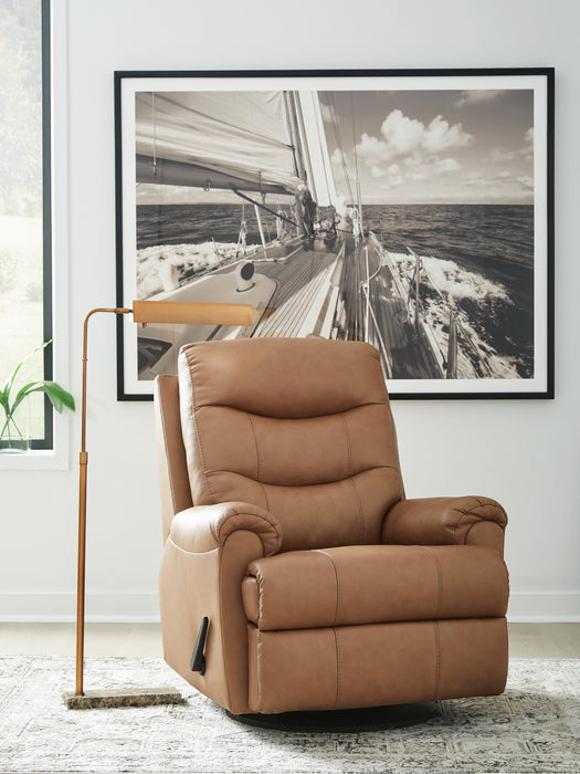 Flynwood Swivel Glider Recliner - CasaBella Furniture (San Antonio, TX)