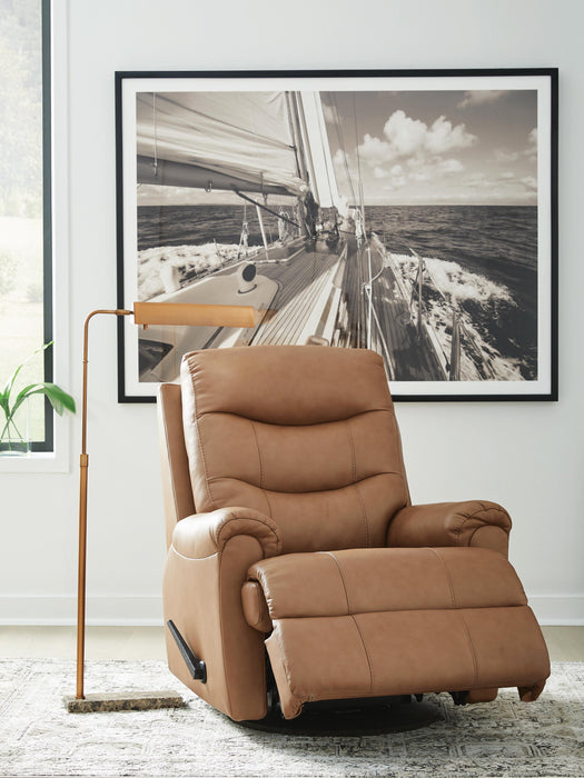 Flynwood Swivel Glider Recliner - CasaBella Furniture (San Antonio, TX)