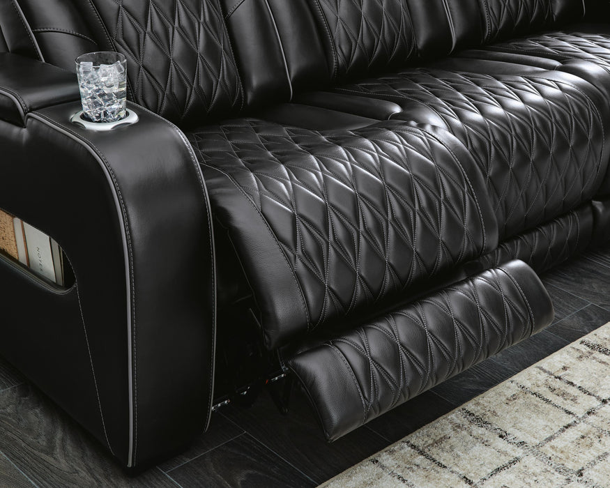 Boyington Power Reclining Loveseat with Console - CasaBella Furniture (San Antonio, TX)