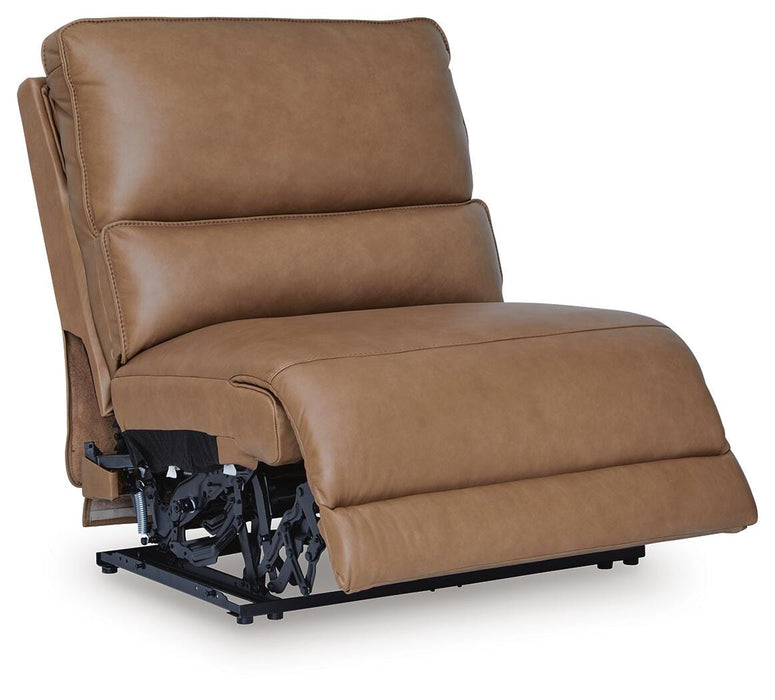 DeepWakes Reclining Sectional with Storage Console - CasaBella Furniture (San Antonio, TX)