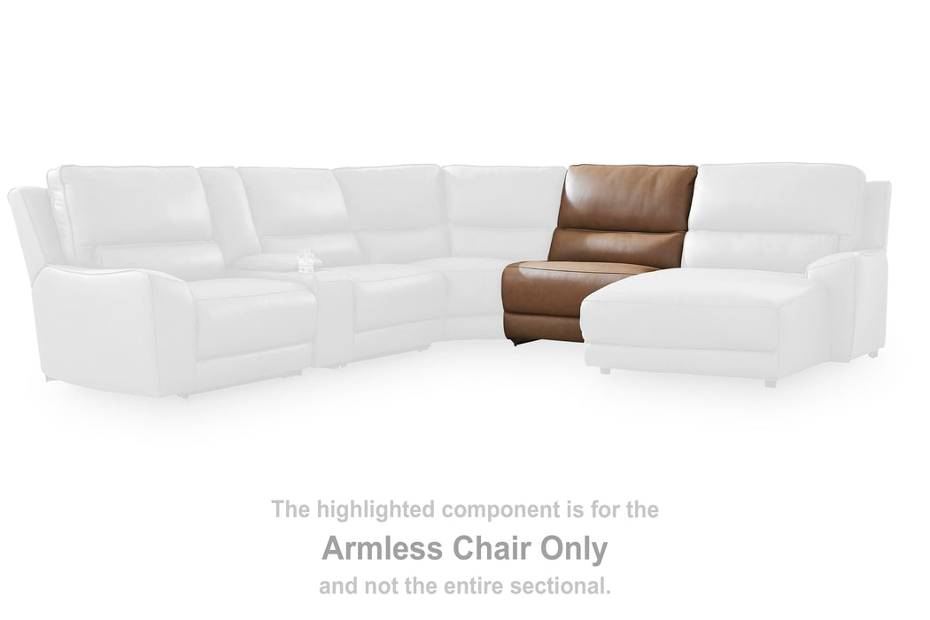 DeepWakes Reclining Sectional with Storage Console - CasaBella Furniture (San Antonio, TX)