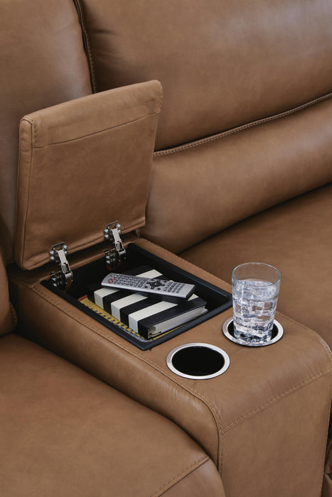 DeepWakes Power Reclining Sectional with Chaise - CasaBella Furniture (San Antonio, TX)