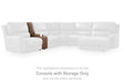 DeepWakes Power Reclining Sectional with Chaise - CasaBella Furniture (San Antonio, TX)