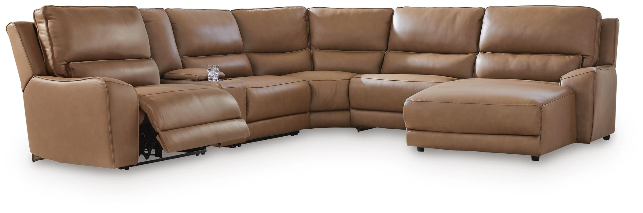 DeepWakes Power Reclining Sectional with Chaise - CasaBella Furniture (San Antonio, TX)