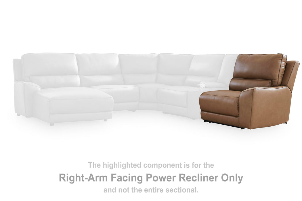 DeepWakes Power Reclining Sectional with Chaise - CasaBella Furniture (San Antonio, TX)