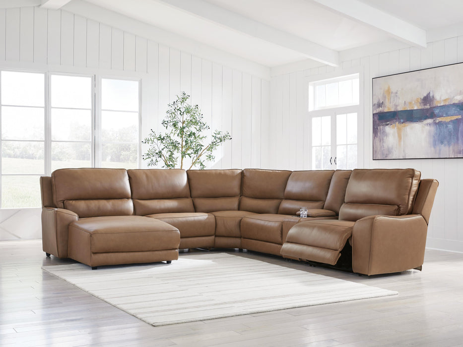 DeepWakes Power Reclining Sectional with Chaise - CasaBella Furniture (San Antonio, TX)