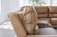 DeepWakes Reclining Sectional with Storage Console - CasaBella Furniture (San Antonio, TX)