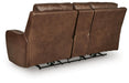 DeepWakes Power Reclining Loveseat with Console - CasaBella Furniture (San Antonio, TX)