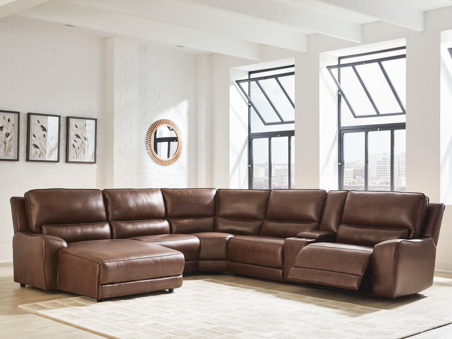 DeepWakes Power Reclining Sectional with Chaise - CasaBella Furniture (San Antonio, TX)