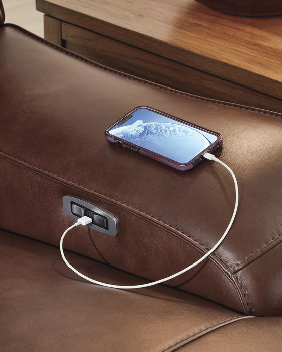 DeepWakes Power Reclining Sectional with Chaise - CasaBella Furniture (San Antonio, TX)