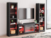Cayberry Entertainment Center with Electric Fireplace - CasaBella Furniture (San Antonio, TX)