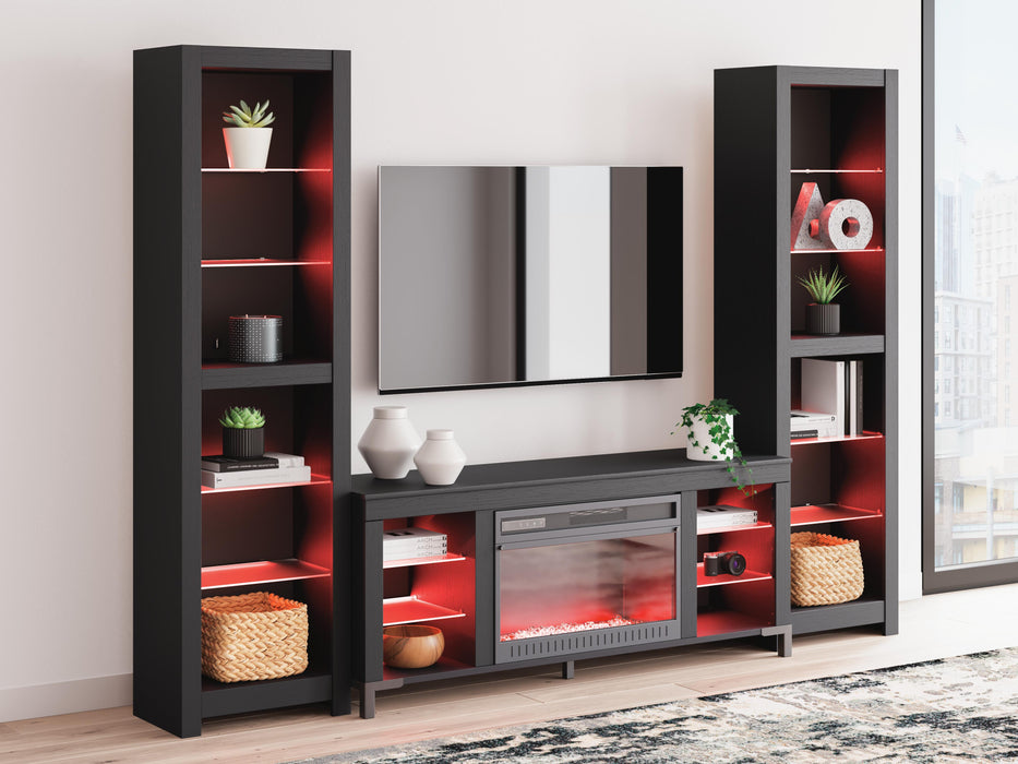 Cayberry Entertainment Center with Electric Fireplace - CasaBella Furniture (San Antonio, TX)