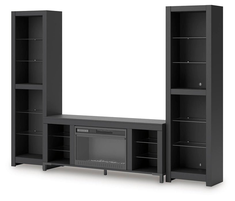 Cayberry Entertainment Center with Electric Fireplace - CasaBella Furniture (San Antonio, TX)