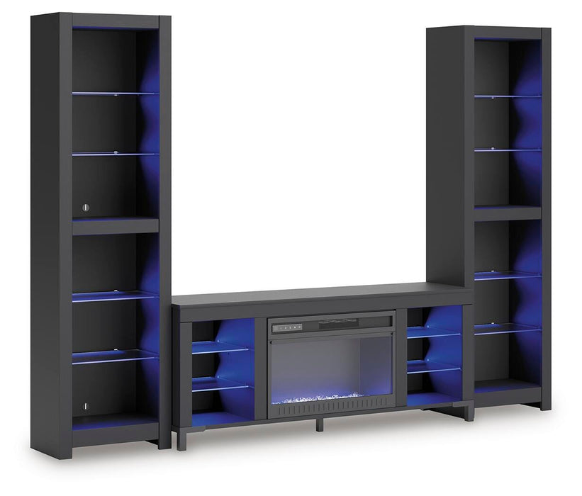 Cayberry Entertainment Center with Electric Fireplace - CasaBella Furniture (San Antonio, TX)