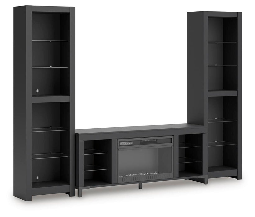Cayberry Entertainment Center with Electric Fireplace - CasaBella Furniture (San Antonio, TX)