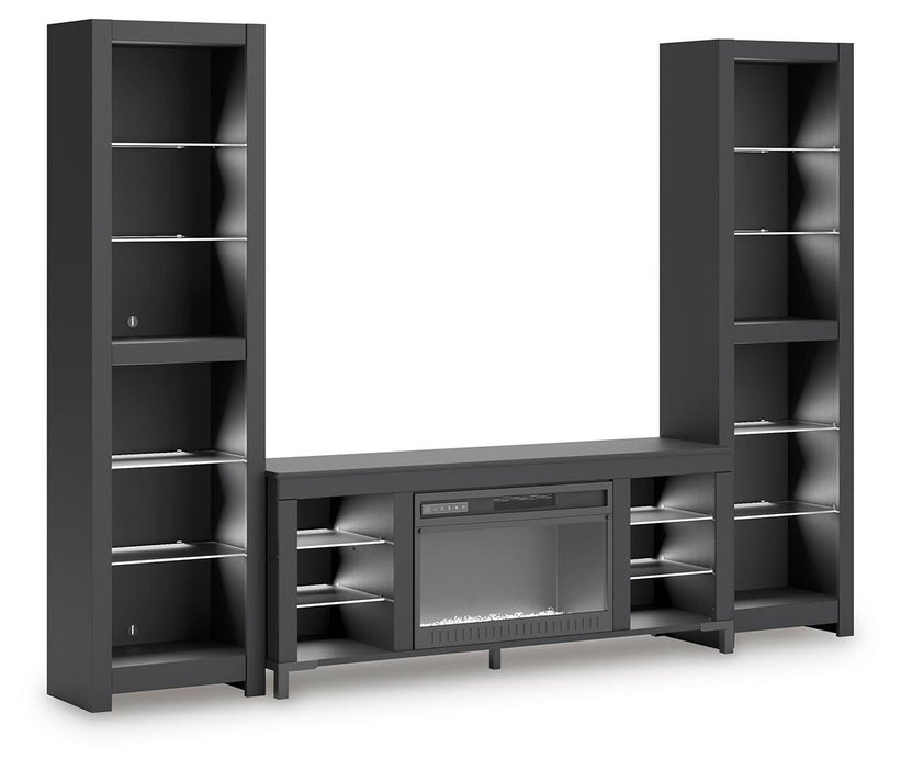 Cayberry Entertainment Center with Electric Fireplace - CasaBella Furniture (San Antonio, TX)