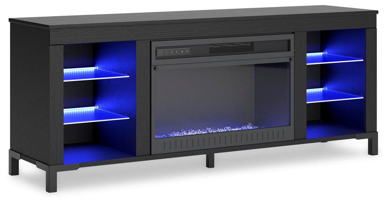 Cayberry 60" TV Stand with Electric Fireplace - CasaBella Furniture (San Antonio, TX)