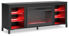 Cayberry 60" TV Stand with Electric Fireplace - CasaBella Furniture (San Antonio, TX)