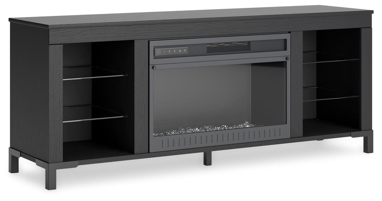 Cayberry 60" TV Stand with Electric Fireplace - CasaBella Furniture (San Antonio, TX)