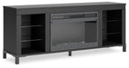 Cayberry 60" TV Stand with Electric Fireplace - CasaBella Furniture (San Antonio, TX)