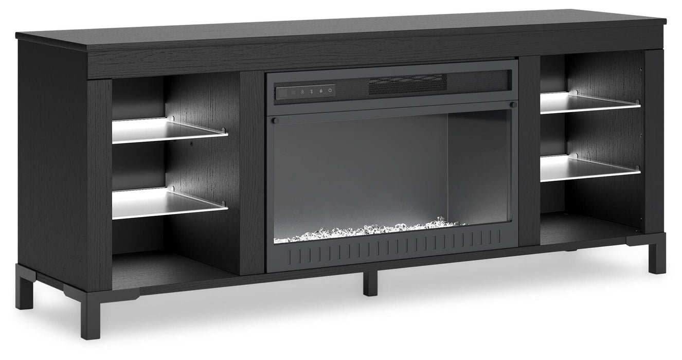 Cayberry 60" TV Stand with Electric Fireplace - CasaBella Furniture (San Antonio, TX)