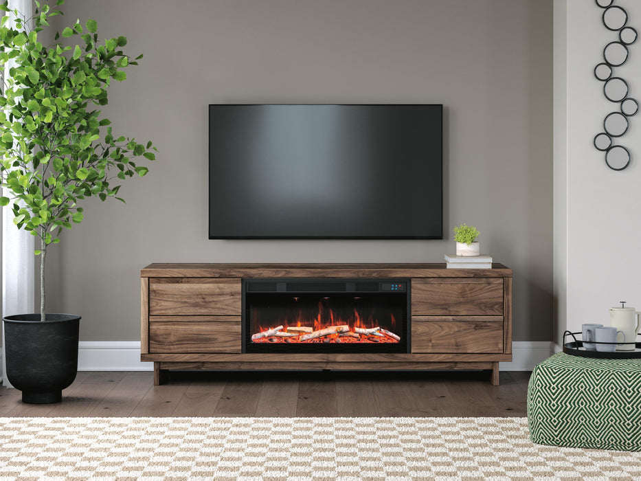 Zadilyn 72" TV Stand with Electric Fireplace - CasaBella Furniture (San Antonio, TX)