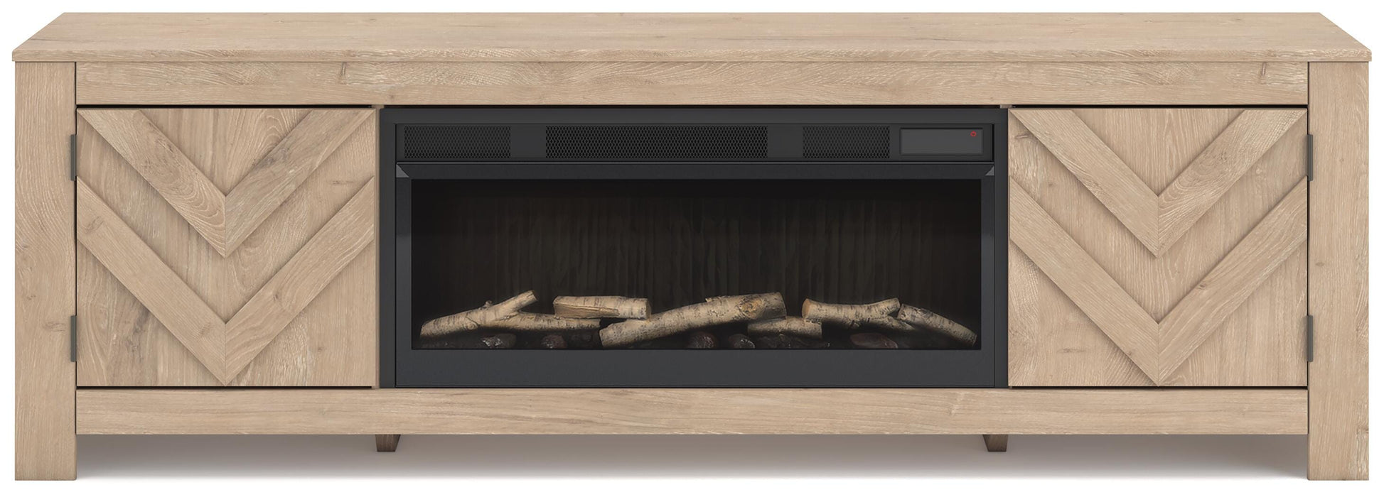 Cayboni 71" TV Stand with Electric Fireplace - CasaBella Furniture (San Antonio, TX)